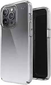 Speck Presidio Perfect-Clear Ombre Mobile Case for iPhone 13 Pro, Clear/Atmosphere Fade