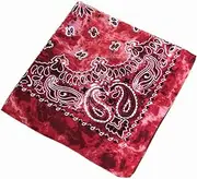 [SOESFOUFU] Unisex Fashion Headscarves 6 Pack Square Scarves Dance Headwrap Breathable Cotton Hiphop Bandanas