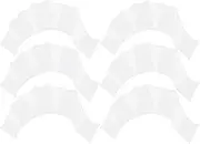 uxcell Silicone Swimming Gloves, 3 Pair Webbed Swim Gloves Finger Frog Type Water Resistance Gear Paddle Fins for Aquatic Training, White, L