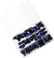 Air Hose Quick Connect Fittings Set 42pc Pneumatic Connectors Push to Connect Fittings Universal Automotive Adapters