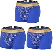 [SXLLZSLC] Men Physiological Underwear Enlargement Boxer Briefs Health Care Prostate Magnetic Therapy Shorts 3-Packs