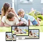 UK Plug 1080P Security Camera 3MP WiFi Camera Pan/Tilt Camera With 355°Motio