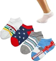 [LEON D'ORO] Baby Socks Lightweight Cotton 4 Pairs Socks for Children 6 12 18 Months Made in Italy