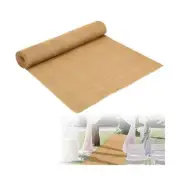 Tudomro Extra Long Natural Burlap Wedding Aisle Runner Outdoor Jute Burlap Ai...