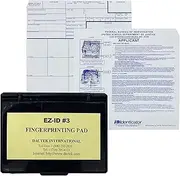 Fingerprint Kit Set - Dactek EZ ID3 Finger Print Ink Pad with ATF Fingerprint Cards - FBI FD-258 Fingerprint Cards - Inkless Fingerprint Pad - Fingerprint Kits Law Enforcement -Ink Pad and FD-258 (20)