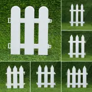 Multi Size Garden Fence Edging Border Lawn White Decorative Picket Pet Fences Ya