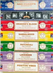12 Satya Incense Sticks Natural Meditation Home Yoga Aroma Fragrance Scents