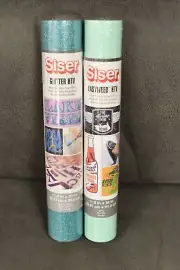 TEAL/MINT SISER Heat Transfer Vinyl HTV Bundle 2 Rolls Siser Easyweed, Cricut