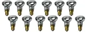Set of 12, R39 E17 Replacement Light Bulb Motion Lamp 25W Reflector Type