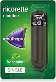 Nicorette QuickMist Mouth Spray, Freshmint Flavour, Nicorette Quickmist Single Nicotine Spray, 1 mg