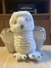 Wild Republic Snowy Owl White & Brown Plush