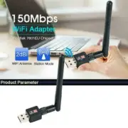 USB WiFi Dongle Adapter 150Mbps Wireless Network For Laptop Desktop HOT~