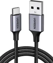 UGREEN 2M USB A to USB C Cable Nylon Braided 3A Type C Cord Fast Charging Compatible with iPhone 16 Pro Max/15, Galaxy S24 S23 S22 S21, Pixel, Nokia, Moto, Redmi, Huawei, PS5, Xbox Series
