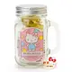 《軒恩株式會社》KITTY 日本三麗鷗發售 有把手 果汁杯 玻璃杯 玻璃罐 儲物罐 收納罐 置物罐 432808