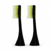 Silk'n Replacement Heads for ToothWave Soft Large Black Toothbrush 2 Pieces