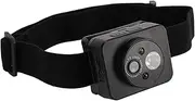 Head Mounted Camera, 1080P Wearable Body Video Camera with 45° Adjustment Smart Sensor LED Headlamp Loop Recording Mini Rechargable Cycling Video Camcorder for Outdoor Sports