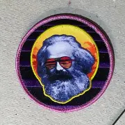 Karl Marx Outrun Patch
