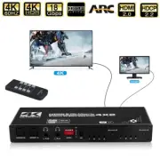 4 in 2 out HDMI Matrix Switch Splitter 4K 60Hz with Toslink Spdif Audio out AUS