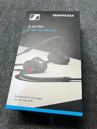 在飛比找Yahoo!奇摩拍賣優惠-二手 SENNHEISER 森海 IE 40 pro 耳道式