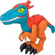 Fisher-Price Imaginext Jurassic World Dominion Dinosaur Toy Pyroraptor XL Poseable 10-Inch Figure for Preschool Pretend Play Ages 3+ Years