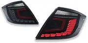 New LED Car Taillights Compatible With Bezza 2017-2024 Taillight Signals Auto Accessories Dynamic Turn Running Lights