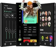 [YFFIZQ] 80GB MP3 Player with Bluetooth and WiFi,4.3" 1080P Full Touch Screen MP4 Player with Spotify,Portable HiFi Sound MP3 Player,Android 9.0 MTK 8 Core Music Player Support Online Music&Download APP