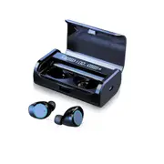 G06 Bluetooth Earphone Tws Stereo Business Headset Led Power Display Earbuds With Microphone Black