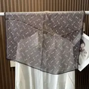 100% Silk Xili yarn scarf Square Shawl Classic Chain Pattern Scarf 65*65cm