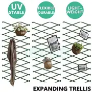 Expanding Trellis Garden Climbing Plant Wall Fence Mesh Support Expandable Decor