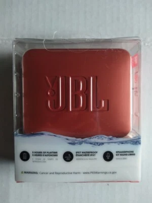 JBL JBLGO2REDAM GO2 Portable Bluetooth Speaker - Red