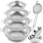 Colander Stainless Steel 7 Piece Strainers and Colanders Set Mesh Strainer Ne...
