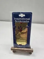 Psalms 29:11 Gold colored Metal Inspirational Bookmark by Roman, Inc No Tracking