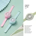 Watch Fan Push Pop Usb Rechargeable Portable Mini Watch Fan Silicone