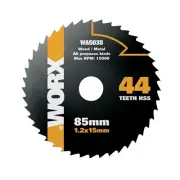 WORX WORXSAW 85mm, 44 Tooth HSS Blade