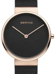 Bering 14539-166 Black Stainless Steel Womens Watch