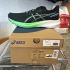 Size 10.5D Men's- Asics GT-1000 13 Black/Digital Aqua