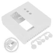 Plastic 86 Item Box Enclosure White For LCD1602 DIY Meter Tester Validator Kits