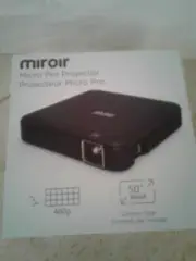 MIROIR MICRO PRO PROJECTOR 480P DLP LED PORTABLE PROJECTOR | M125 | NEW IN BOX