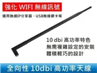 在飛比找Yahoo!奇摩拍賣優惠-【妃小舖】長長一根！ 強化 Wifi 訊號 全向性10DBI