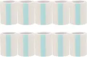 10 Rolls Transparent Medical Tape First Aid Tape Self Adhesive Surgical Tape Bandage Tape Roll for Wound, Bandage, Sensitive Skin