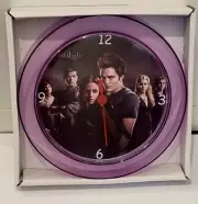 Twilight 7" Purple Novelty Wall/Desk Clock Brand New