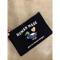 在飛比找蝦皮購物優惠-Human made 鴨子🦆零錢包 大 深藍