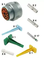Deutsch HD30 Series M36-24-18SN Connector Kit