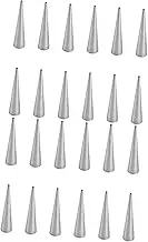 UPKOCH 2sets Baking Tool Stainless Steel Tube Molds Sturdy Easy to Maintain for Pastry Desserts 16pcs*2
