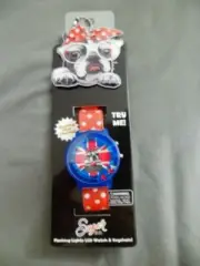 H.E.R. Flashing Bulldog Kids LCD Watch & Dog Key Chain Gift Wholesale Lot of 8