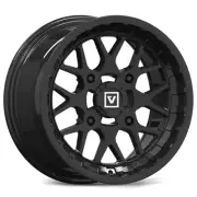 14x7 Valor Offroad V03 Gloss Black UTV Wheel 4x137 (25mm)