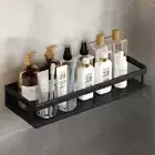 Bathroom Shower Shelf Storage Black Shower Caddy Rack Storage Organisation