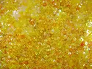 Sequins Flowers 13mm Yellow AB 25g DIY Crafts Scrapbooking