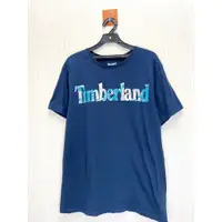 在飛比找蝦皮購物優惠-Timberland 天柏嵐專櫃 藍色字母大Logo純棉短T