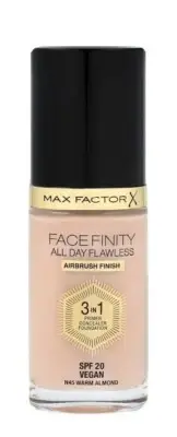 Max Factor FACEFINITY All Day Flawless Foundation - N45 WARM ALMOND 30mL NEW